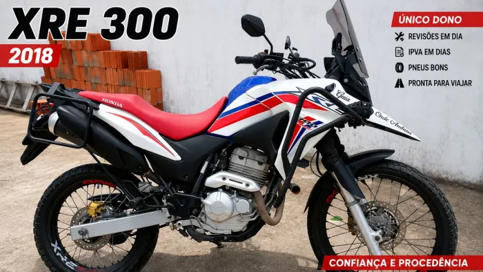 Moto Honda XRE 300 2018