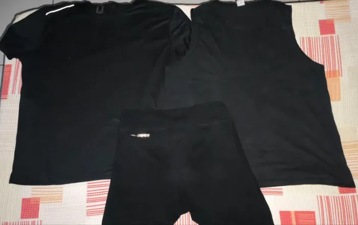 KIT PRETO PARA ACADEMIA