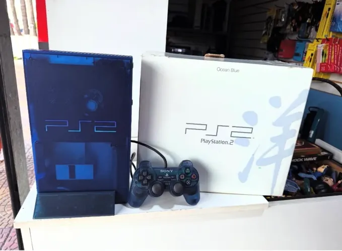 PlayStation 2 Ocean Blue