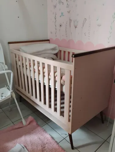 Berço menina rosé