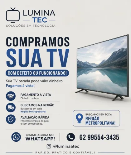 Quer vender a sua TV?