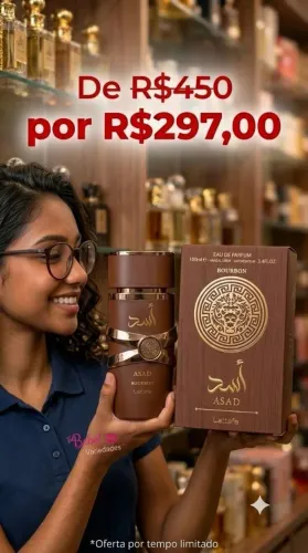 Perfume Asad Bourbon Eau de Parfum LATTAFA 100ml