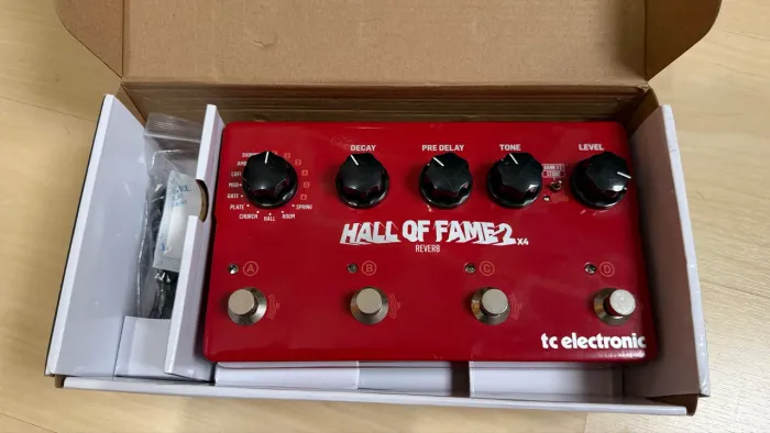 Pedal Tc Electronic Hall of Fame 2 x4
