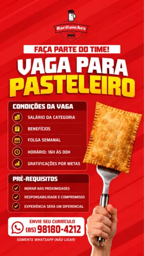FAÇA PARTE DO TIME!