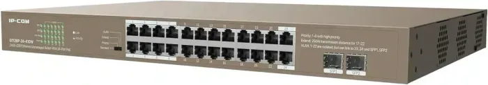 Switch 24p Ip-com G1126p-24-410w +2p Sfp POE