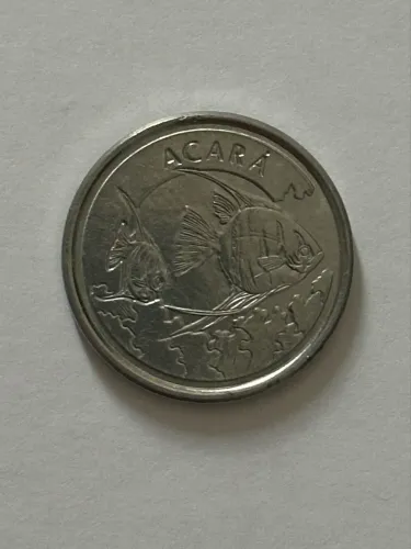 Moeda Antiga Brasileira 1000 Cruzeiros 1993 Peixe Acará