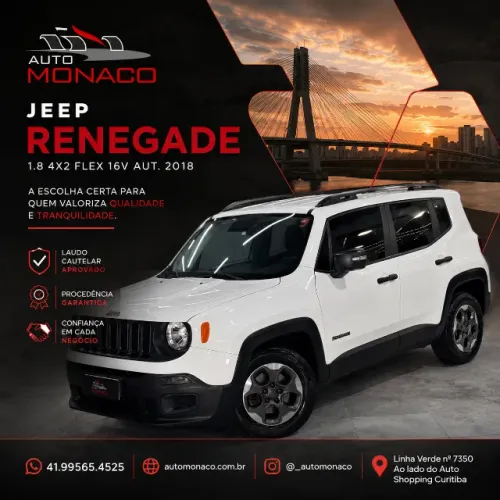 Jeep Renegade 1.8 4X2 Flex 16V Aut. 2018