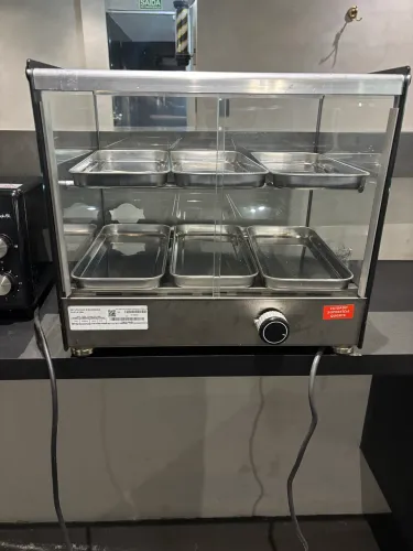 Estufa De Salgados Dupla 6 Bandejas Inox 220V