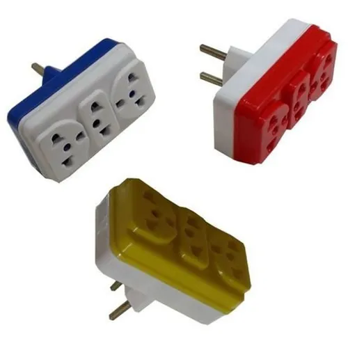 Adaptador Elétrico Benjamin 3 Saídas 2 pinos Plugue