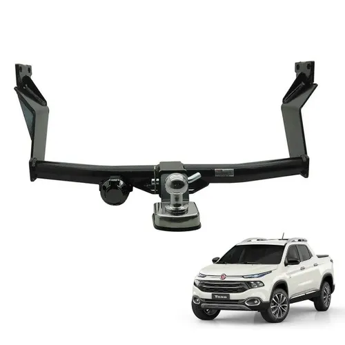 Engate Reboque Fiat Toro Removível 2016 a 2020 Gedeval - Instalado