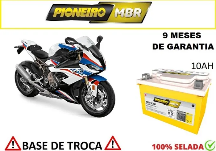 Bateria Automotiva Pioneiro Bmw RR 1000 10Ah 12v