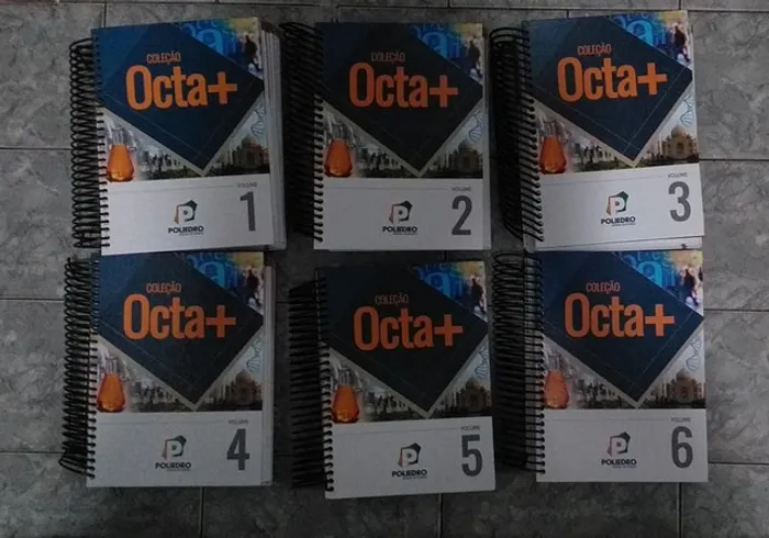 Apostilas Poliedro Octa+ Pré Vestibular R$300