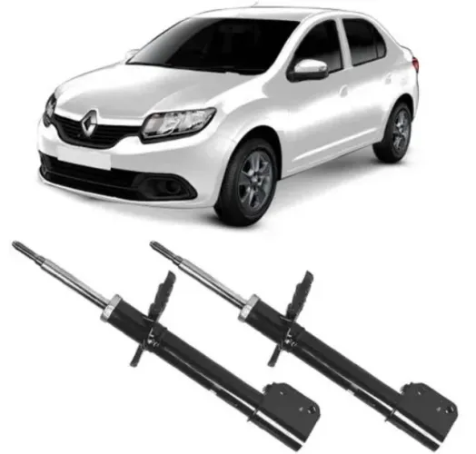 2 Amortecedor Renault Logan 2015 a 2019 Dianteiro