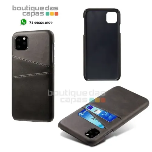 capa couro porta cartões dinheiro iphone 11 pro max iphone 11 6.1 iphone 12 13 14