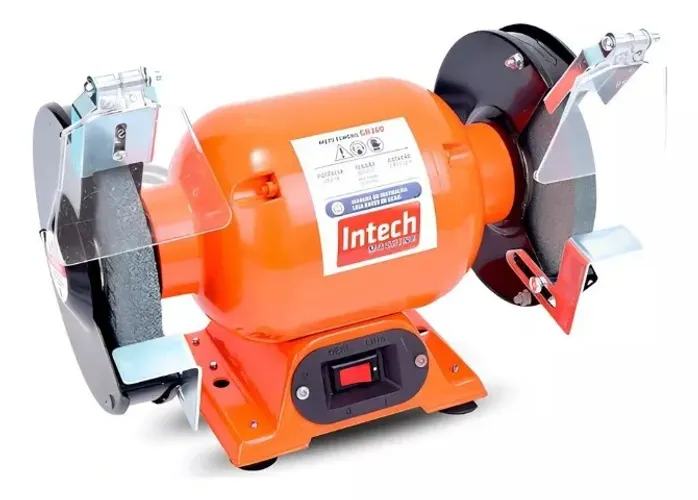 Moto Esmeril De Bancada 1/2 Hp Gr360 Intech Machine Bivolt 110v/220v