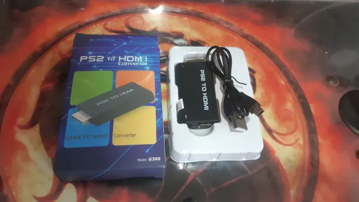 ps2tohdmi, adaptador hdmi para ps2 - já é o menor preço