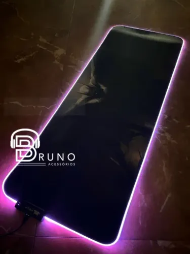 Mousepad Gamer RGB Iluminado - Bruno Acessórios