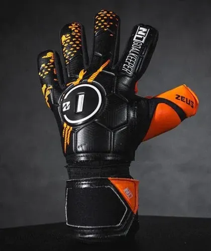 Luva de Goleiro Infantil Profissional N1 Laranja - Tamanho 7