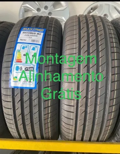 205/65/15 pneu até 6 x s/ juros