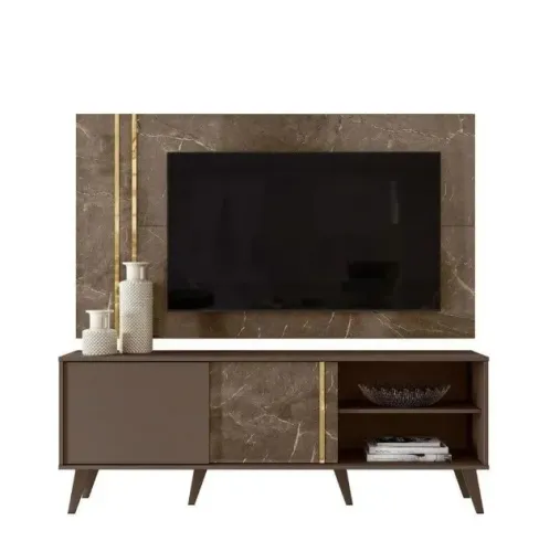 Rack Com Painel Para TV Ate 65 Polegadas