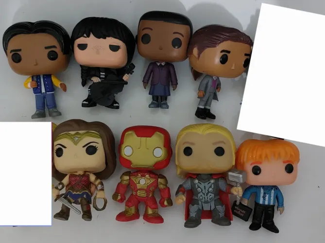 Lote com 8 Funko Pops ,sem caixas ( Réplicas )