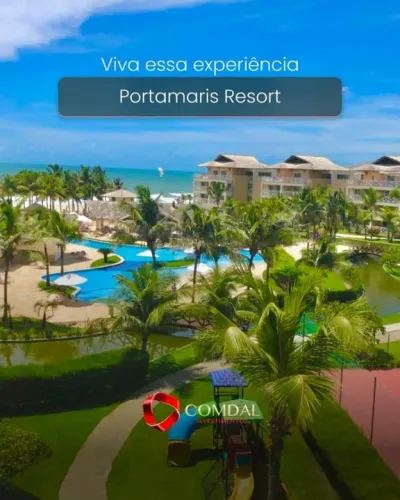 Apartamento com 3 quartos sendo 1 suíte - Condomínio Portamaris Resort, Aquiraz