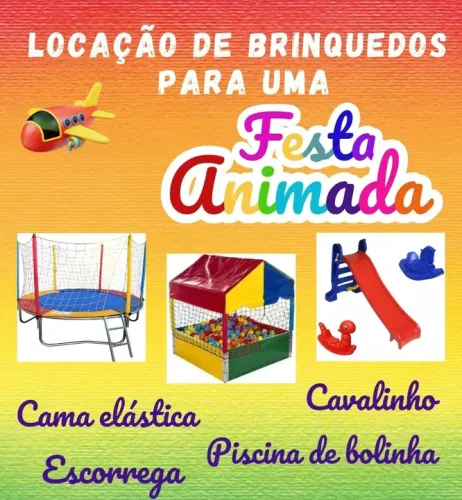 Locação de brinquedos