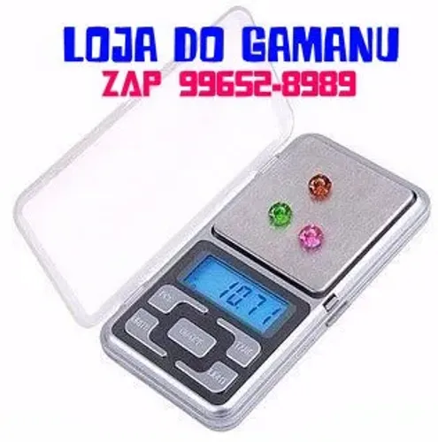 Balança Mini Bolso Alta Precisão 0,1 Até 500g Digital+pilhas