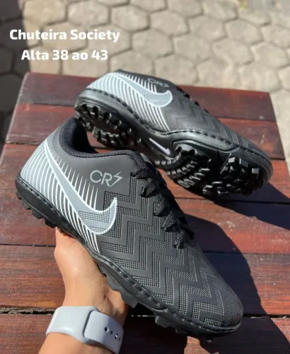 Chuteira Society CR7 - Alta Qualidade
