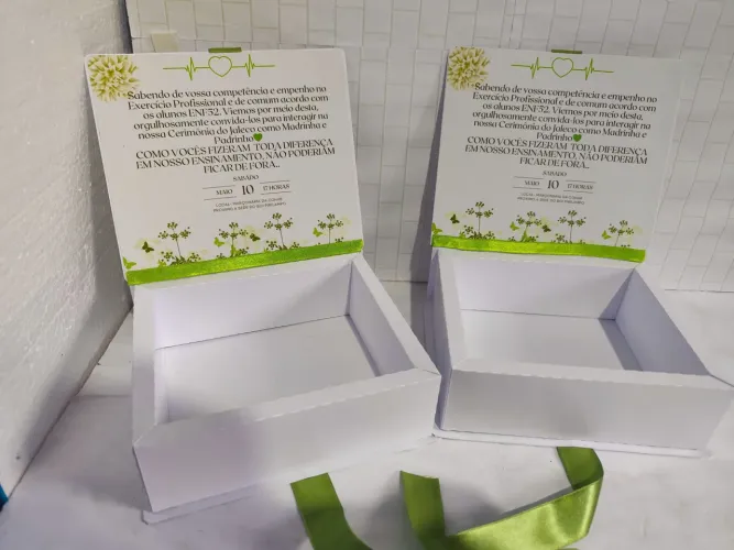 Convite para padrinhos e madrinha