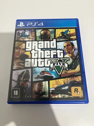 GTA V (Grand Theft Auto 5) PS4 - Com Mapa Físico - Impecável