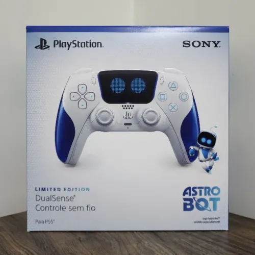 Controle Dualsense PS5 Astro Bot Edição Limitada de Colecionador - Novo e Lacrado