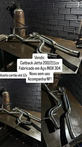 Escapamento (catback) Jetta 2.0tsi