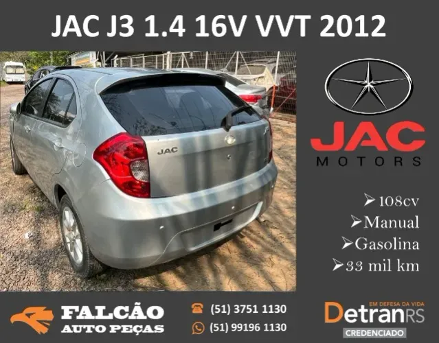 JAC J3 HATCH 1.4 2012