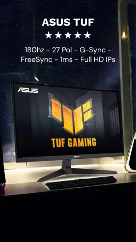 Monitor IPs Asus Tuf 27 Polegadas 180hz