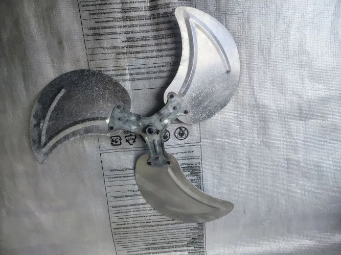 Hélice de Ventilador Britânia turbo aluminio