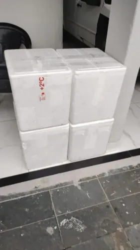 Caixa de Isopor para Entregagor - usar em bag
