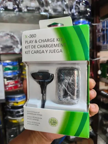 Kit bateria e carregador para controle Xbox 360