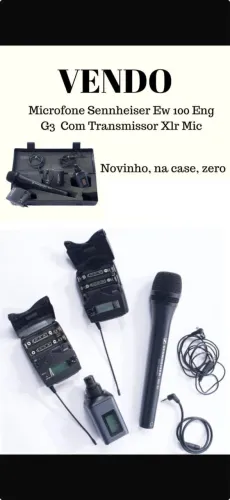 Kit Sennheiser (Microfone e Transmissor)