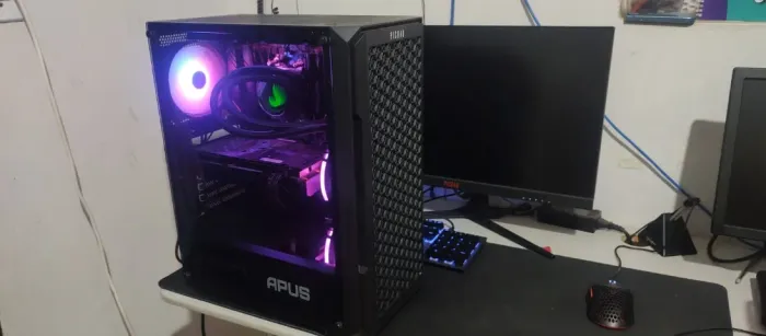 PC GAMER COMPLETO COM MONITOR + MOUSE+TECLADO+FONE ASTRO50