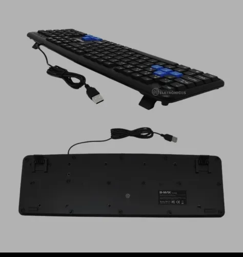 Teclado Usb Padrão ABNT2 Brasileiro Super Macio Notebook Pc Computador