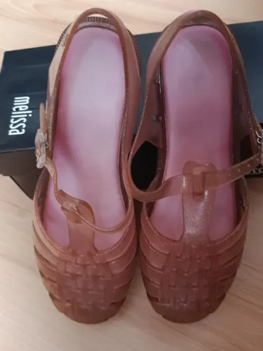 Melissa Poseidon original com glitter na cor rosa  Tam 39