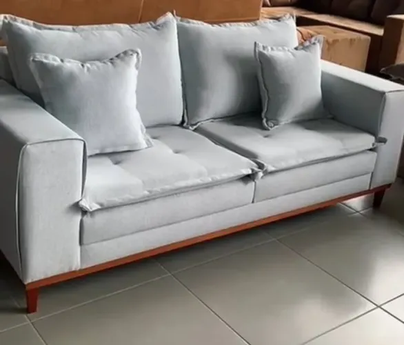 Sofá 2 lugares 2,0 largura linho entrego hoje R$ 1.799,99 a vista