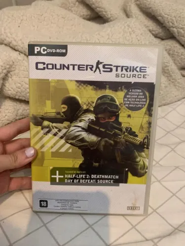 jogo pc counter strike source cd-rom mídia física