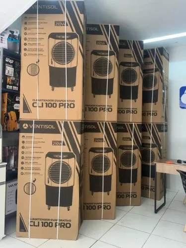 Climatizador Evaporativo Ventisol CLI 100 PRO - 210W - Novo