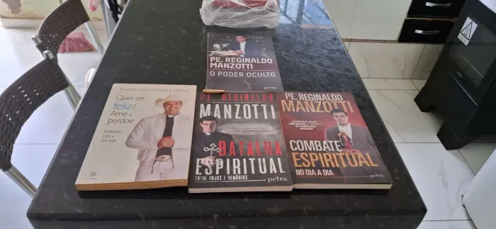 Livros Pe. Reginaldo Manzotti - O Poder Oculto, Batalha Espiritual e Combate Espiritual