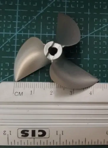 Hélice Lancha, Barco, rc 4,5cm Aluminio (Nautimodelismo