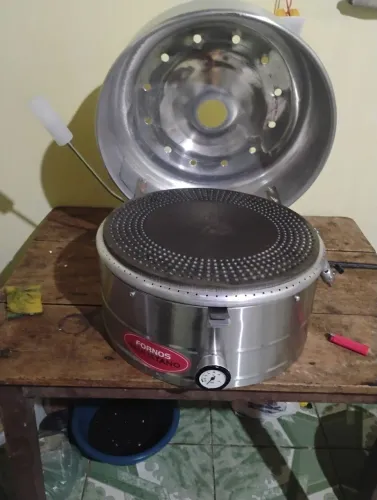 Forno a gás paulistano para pizzaria 