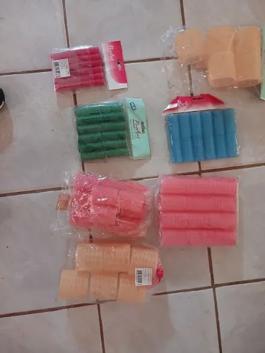Bobes cabelo com velcro