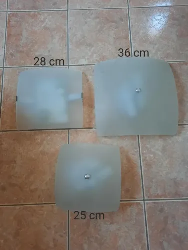 Kit com 3 Paflon sobrepor quadrado 25cm, 28cm e 36cm